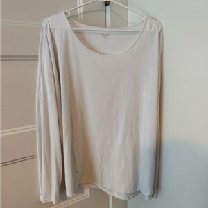 Old Navy Women's White Long Sleeve Top